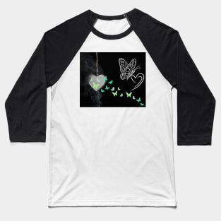 butterflies in my heart Baseball T-Shirt